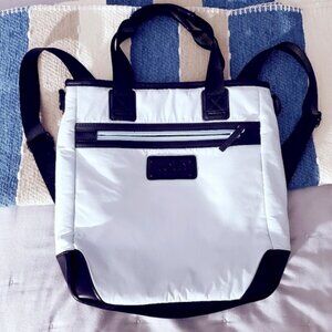 LOLË Ice Blue Mini Lily Backpack/Tote Bag Waxed